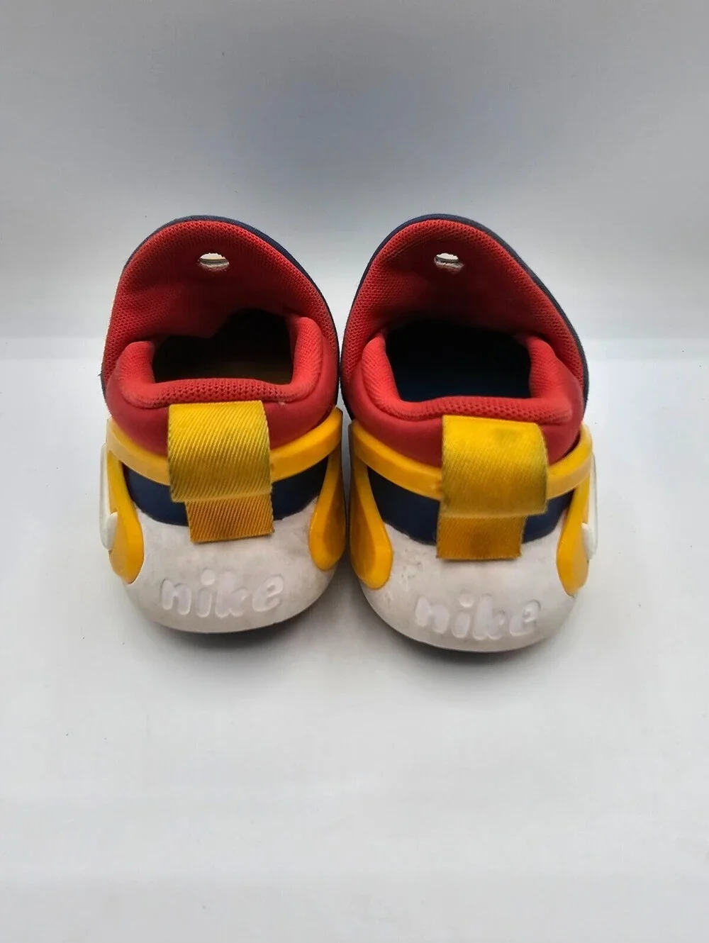 Toddler Unisex Nike Dynamo Go PS Shoes, Orange,Navy, Yellow Size 9C